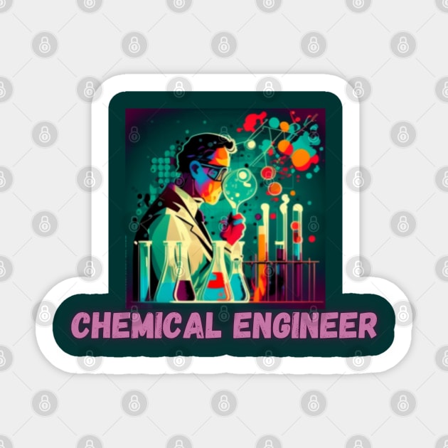 Chemical engineer, trust me im chemist Sticker by Pattyld